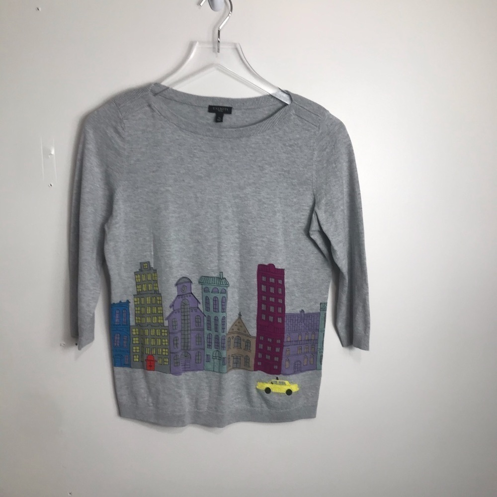Talbots NY Skyline sweater size Small petite 1437